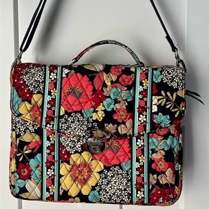 Vintage Vera Bradley Briefcase/Shoulder Bag